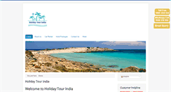 Desktop Screenshot of holidaytourindia.com